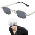 Anime Jujutsu Kaisen Glasses Gojo Satoru Cosplay Sunglasses Eyewear Prop. 