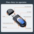 Bluetooth 5.0 Receiver Transmitter Audio Adapter LCD Display 3.5mm Aux Wireless Stereo Music Adapter For TV PC Car Speaker. 