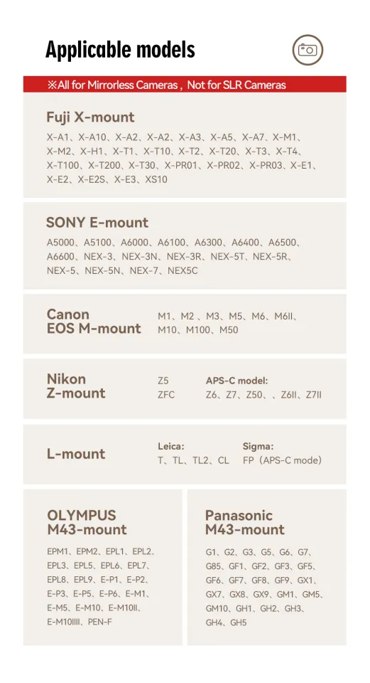TTArtisan 23mm Camera Lens APS-C Manual Focus for Sony E for