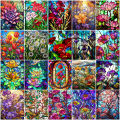 EverShine Stained Glass Diamond Embroidery Tulip Craft Kit Lotus Painting Flower Full Drill Mosaic Rhinestone Pictures Wall Art Superman. 