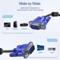 VGA to VGA Cable 1080P SVGA HD15 Monitor Projector Cable Male to Male 61.5 Meter Video Cable for HDTV Display. 