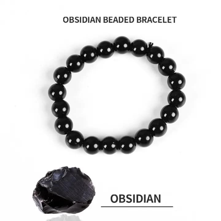 Obsidian%20bracelet%20elastic%20natural%20stone,%20ball%20-%20Image%204