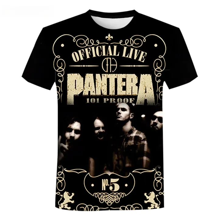 Pantera%20rock%20band%203D%20print%20men's%20and%20women's%20fashion%20versatile%20T-shirt%20children's%20summer%20light%20casual%20short%20sleeve%20sports%20fitnes%20-%20Image%207