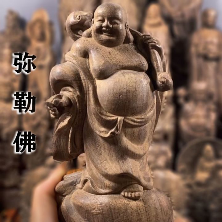 Agarwood%20Maitreya%20Ornaments%20Wood%20Carving%20Crafts%20Rosewood%20Ornaments%20Office%20Feng%20Shui%20Gift%20White%20Kyara%20Cabinet%20Decoration%20-%20Image%205