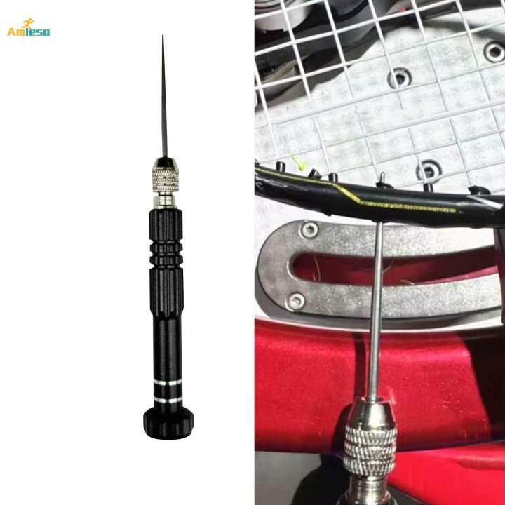 Racquet Stringing Straight Awl Tennis Badminton Racket Stringing Tools ...