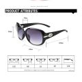 Elegant Ladies Big Frame Sunglasses Anti-Ultraviolet Retro Glasses Vintage Gradient Lens Sunglasses Female Male Shades. 