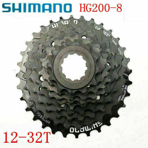 SHIMANO%20Bicycle%20CS-HG200-8%20Cassette%20Bike%20Freewheel%20Cassettes%2012-14-16-18-21-24-28-32T%20(8%20Speed%20)Bike%20-%20Image%202