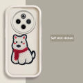 Tokifu For VIVO T4 5G With DIY Cute Puppy Sticker - Step Lens Full Pack Thickened Anti-Drop Silicone Phone Case. 