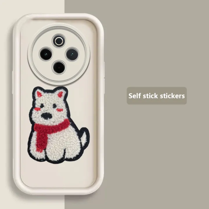 Tokifu%20For%20VIVO%20T4%205G%20With%20DIY%20Cute%20Puppy%20Sticker%20-%20Step%20Lens%20Full%20Pack%20Thickened%20Anti-Drop%20Silicone%20Phone%20Case%20-%20Image%209