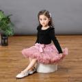 HOT Girls Tutu Skirts Solid Fluffy Tulle Princess Ball Gown Pettiskirt Kids Ballet Party Performance Dress for Children PP001 Shapewear. 