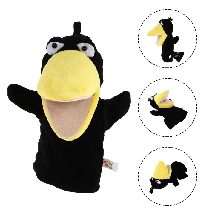 Fox%20Crow%20Hand%20Puppet%20Story%20Dolls%20Cartoon%20Soft%20Stuffed%20Plush%20Animals%20Toys%20Appease%20Toys%20Educational%20Toys%20Children%20Gift%20-%20Image%202