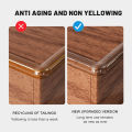 1M W Shape Anti Collision Table Edge Guard Strip Self Adhesive Transparent Soft Safety Furniture Corner Protector 1Roll.
