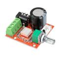 RED PAM8610 With VOLUME POT PAM-8610 Hi-Fi Audio Stereo Amplifiers Board Module Dual D Class Channel 2x10W 12V Mini Stereo Digital Audio Amplifier Circuit 10W Speakers.