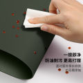 Leather mouse pad extra large office desk mat eco-friendly desk mat laptop keyboard pad female custom size.