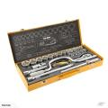 TOLSEN 24pcs 1/2" Socket Set with Steel Case Model: 15141.