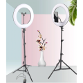 10 Inch Studio Camera Ring Light Photo Phone Video Light Annular Lamp Ring Fill Light With 200cm Stand - Ring Light - Ring Light.