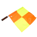 2X Soccer Referee Flags with Carrying Bag Football Judge Linesman Sideline Fair Play Sports Match Flags Equipment.