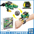 Genuine Fantasy Mission Force Deformation Watch Toy Boy Shinelon Fission Mech Robot Super Dinosaur Power. 