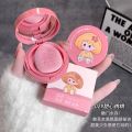 Air Cushion Blush Cream Matte Nude Color Blusher Milk Pink Peach Apricot Rouge with Puff Girl Blush Facial Makeup Cosmetics. 