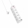 LDNIO SC10610C Power Socket Extension Universal Power Strip With 10 Outlets 2M. 