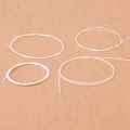 BRADOO- 2 Set Musical Instrument Accessories:1 Set White Nylon Ukulele String Set & 1 Pcs Tuning Pegs Tuners Machine Heads 2R 2L.