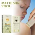 Portable SPF 50 Matte Bar Blocker Face Sunscreen Cream Moisturizing Refreshing Matte Sun Stick Whitening Skin Sunblock Lotion. 