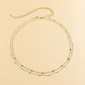 Body Jewelry Vintage Aesthetic Belly Chain Thin Beads Link Body Chain Waist Chain Belt Y2K Streetwear Summer Women Fashion.