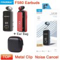 Best Fineblue F580 Wireless Earphone Metal Clip Bluetooth Headphone HD Mic Noise Cancelling Headset Auriculares Display Earbuds. 