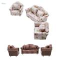 1:12 Scale Sofa Dollhouse Miniatures Furniture Floral Armchair. 