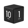 Vividaea Rotating Countdown Timer with Sensor Portable Rotating Pomodoro Timer with Led Display Adjustable Volume Cube Timer for Work Study Kitchen 1-60 Minutes Preset Sensor-controlled Favorite Adjustable. 