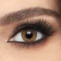 Freshlook Honey contact lens.