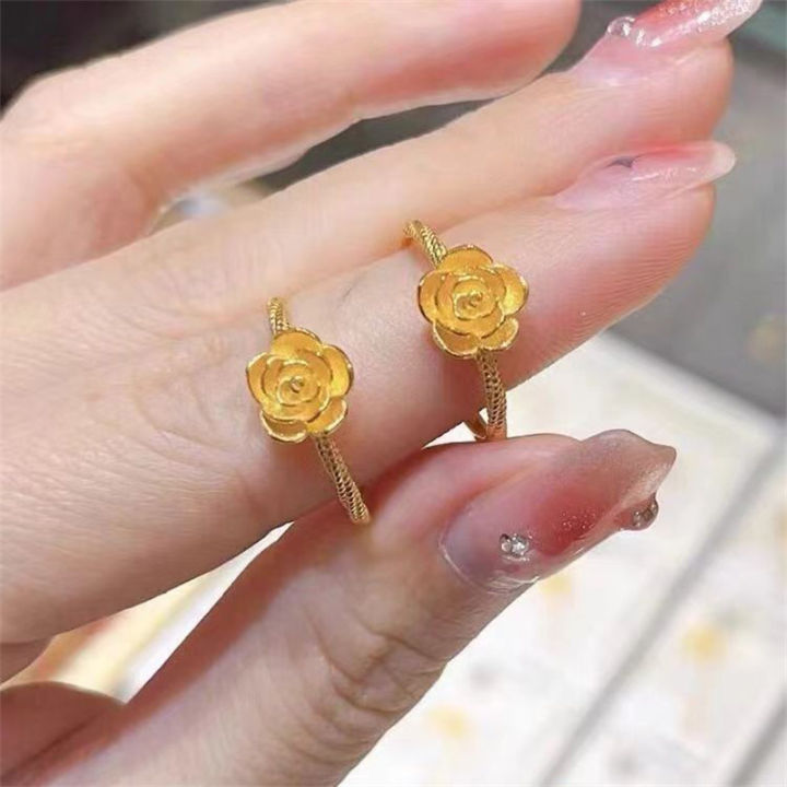 Rose%20Flower%20Rings%20For%20Women%20Romantic%20Flower%20Finger%20Couple%20Ring%20Wedding%20Jewelry%20Brave%20-%20Image%205