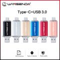 Hotsale WANSENDA OTG USB Flash Drive Type C Pen Drive 512GB 256GB 128GB 64GB 32GB 16GB USB Stick 3.0 Pendrive for Type-C Device. 