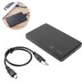 LUPO USB 2.5 inch Hard Disk Drive HDD External Caddy Case Enclosure (SATA, IDE, USB 2.0 and 3.0), Black, IDE USB 2.0.