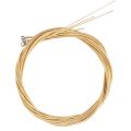 4Pcs Acoustic Bass String Brass Carbon Steel Core Strings for Bass.