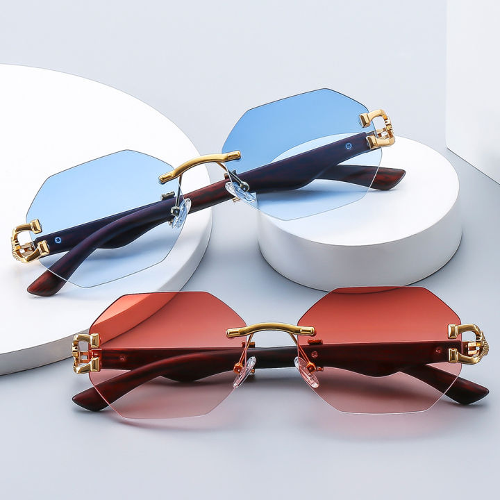 new%20trend%20hot%20classic%20luxury%20brand%20designer%20sunglasses%20men%20women%20rimless%20metal%20legs%20sunglasses%20uv400%20wholesale%20-%20Image%204