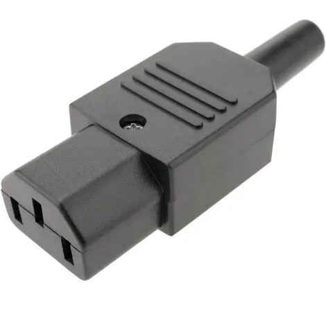 IEC%20Direct%20Plug%20Connector%20Male/Female%2010A%20250V%20Black%20Master%20Plug%20and%20Public%20Plug%20Removable%20Wire%20Power%20Connector%203pin%20AC%20Socket%20-%20Image%203