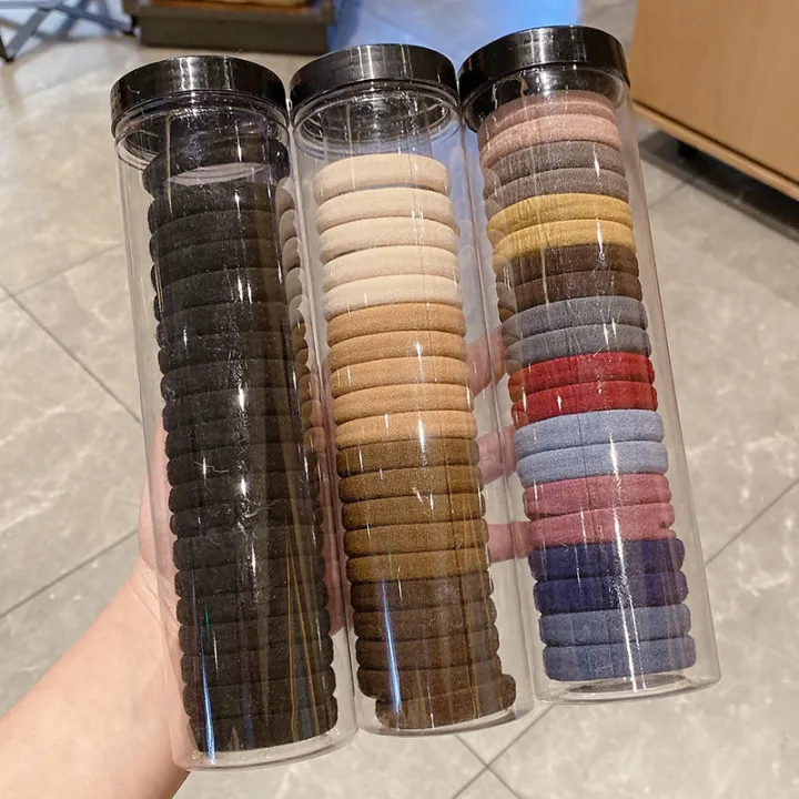 Canned%20simple%20hair%20band%20high%20elastic%20ponytail%20rubber%20band%20hair%20thickened%20hair%20rope%20women's%20summer%20hair%20tied%20Korean%20style%20headband%20-%20Image%204