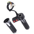 1Pair 3 Speed Gear Throttle Handle Grips For Electric Bike With Forward Reverse.