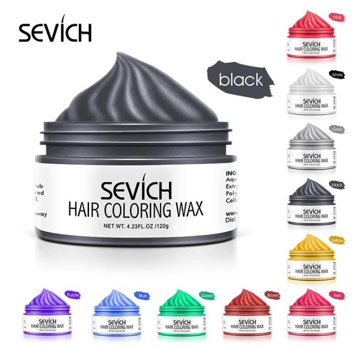 SEVICH%209%20Colors%20Temporary%20Hair%20Color%20Dye%20Wax%20120g%20Men%20Women%20Hair%20Styling%20Wax%20-%20Image%203