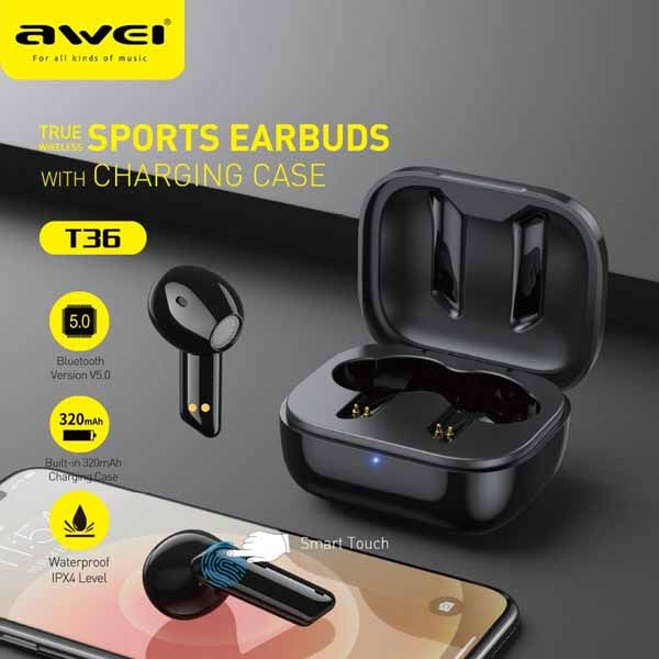 Awei%20T36%20TWS%20Wireless%20Earphone%20Bluetooth%205.0%20Half-in-ear%20HiFi%20Stereo%20Sound%20Sport%20Mini%20Earbuds%20IPX4%20Earphones%20-%20Image%202