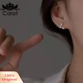 Carat Stud Earrings Five-pointed Star Cubic Zirconia Stud Ear Ring. 