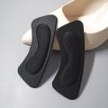 4 Pcs Heel Insoles Patch Pain Relief Anti-wear Cushion Pads Feet Care Heel Protector Adhesive Back Sticker Shoes Insert Insole-Shoes Accessories-Dhaka shopping zone.