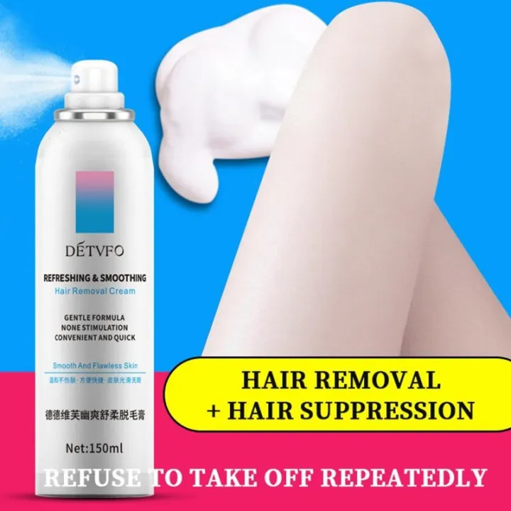 150ML%20Detvfo%20Depilation%20Spray%20Hair%20Removal%20Depilation%20Spray%20Depilya%20Shaving%20and%20Hair%20Removal%20Cream%20Unisex%20Hair%20Remover%20Mousse%20-%20Image%202