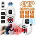 V380 pro Dual Lens(Double Camera) Wifi IP Security Bulb Camera 2. 