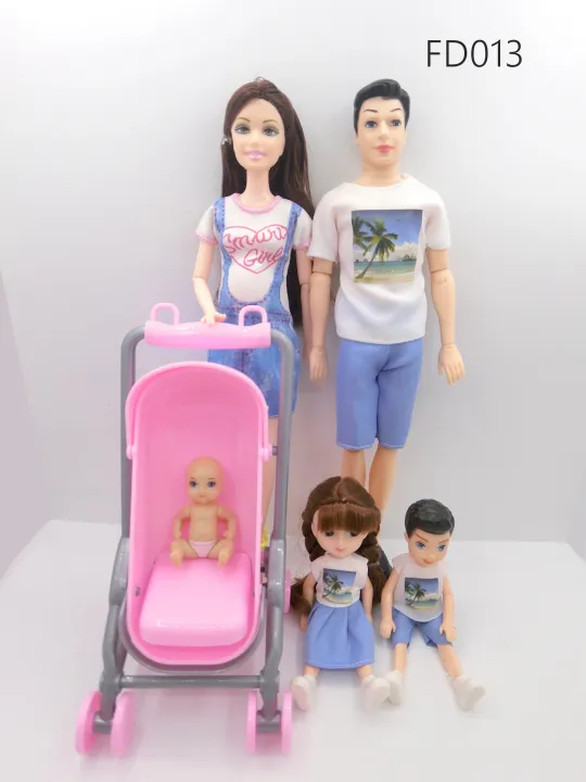 %E3%80%90The%20road%20to%20happiness%20Store%E3%80%915-person%20Family%20Doll%20Set%20Mom%20/%20/%20Baby%20/%20Kelly%20/%20Cart%20Girl%20Toy%20Fashion%20Pregnant%20Women%20Doll%20Child%20Toy%20Birthday%20Gift%20D%20-%20Image%204