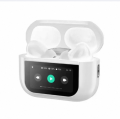New Airpods A9 Pro Earbuds 2024 TWS In-Ear Earbuds ANC/ENC Wireless Earphones LED Touch Screen Noise Cancelling LED Alarm Clock.