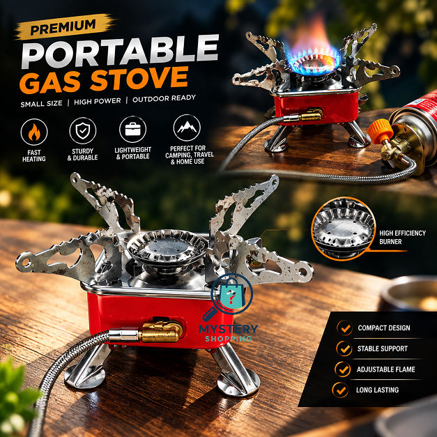 Portable Gas Stove/ Portable Gas Burner/Portable Gas Stove with Gas Can/ Portable Gas Burner/ Tourist Gas Stove/Camping gas burner with gas can