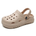 Shoes women's va clogs solea beach sandals 4 summer non-slip ladies 202 closed-toe platform slippers ladies cut-out E. 