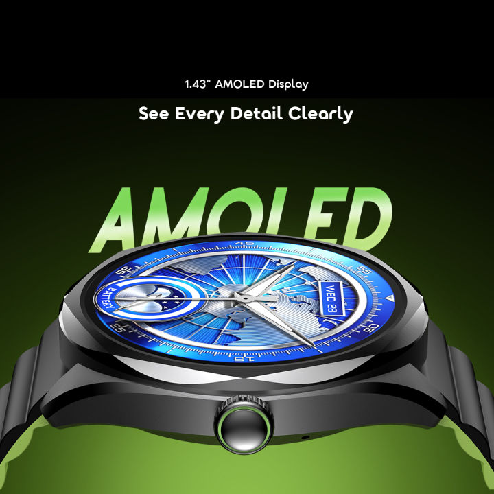 oraimo%20Watch%20Nova%202R%201.43"%20AMOLED%2035-Day%20Standby%20Smart%20Watch%20-%20Image%203